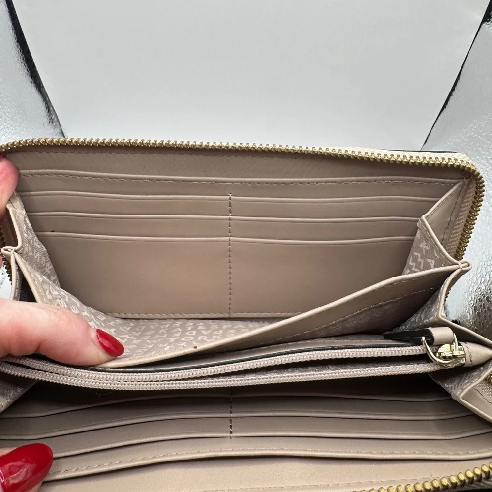 NWT KATE SPADE ♠️ Grove Street Neda Almondine Tan Zip Wallet